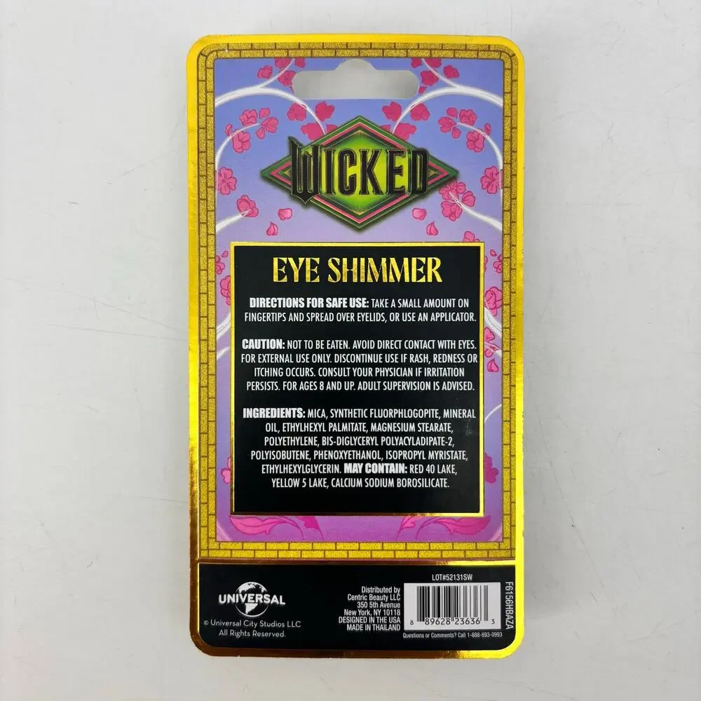 Wicked Glinda Elphaba Eye Shimmer Eye Shadows Green Pink